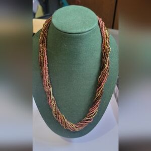 George~Multicolor 20" Beaded Necklace